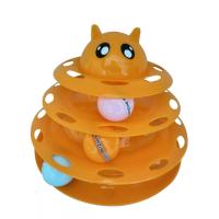 Petzoom 3 Katlı Kedi Oyuncağı Kedi Başlıklı